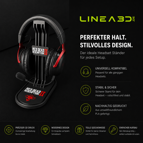 RDR II Headset Halter/Ständer/Stand Multicolor