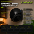 Wandhalterung Stylisch für Alexa Echo Dot 5. Generation