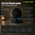 Tischständer Rund & Elegant für Alexa Echo Dot 5. Generation