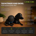 Tischständer Dackel/Hund für Alexa Echo Dot 5. Generation