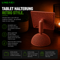 Retro Tablet-Halter mit Befüllfunktion