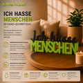 Ich hasse MENSCHEN – Deko Schriftzug
