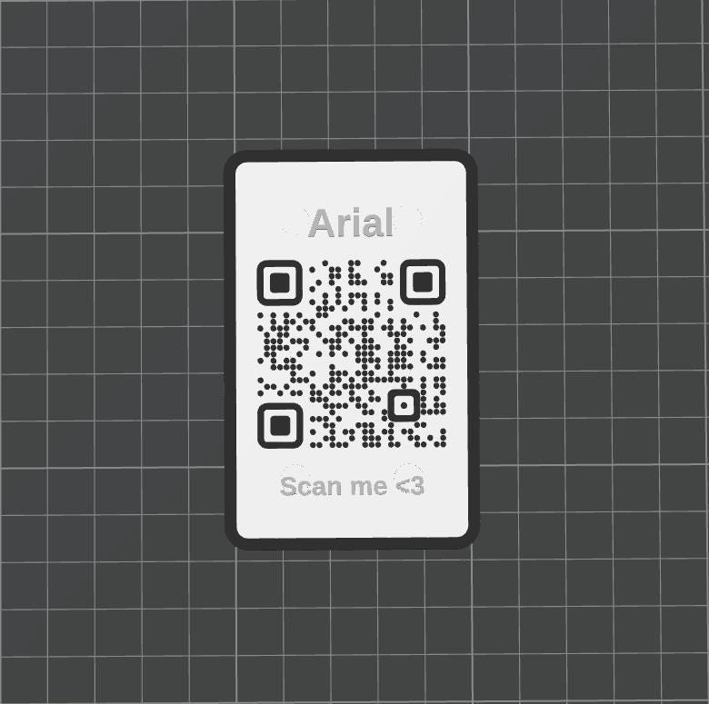 QR Code & NFC Datenkarte im Scheckkartenformat mit Magneten - Personalisierbar