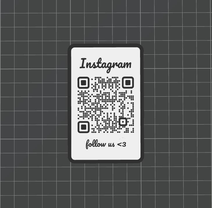 QR Code & NFC Datenkarte im Scheckkartenformat mit Magneten - Personalisierbar